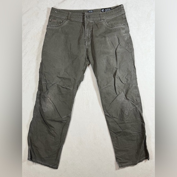 Kuhl Revolvr 36W 30L Men's Olive Green Outdoor Tactical Hiking Olive Green Pants - Picture 4 of 14